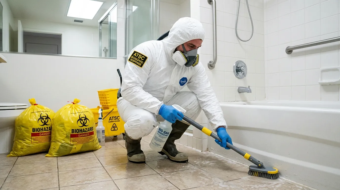 Decontamination equipment deployed for Blood Cleanup in Hopkins